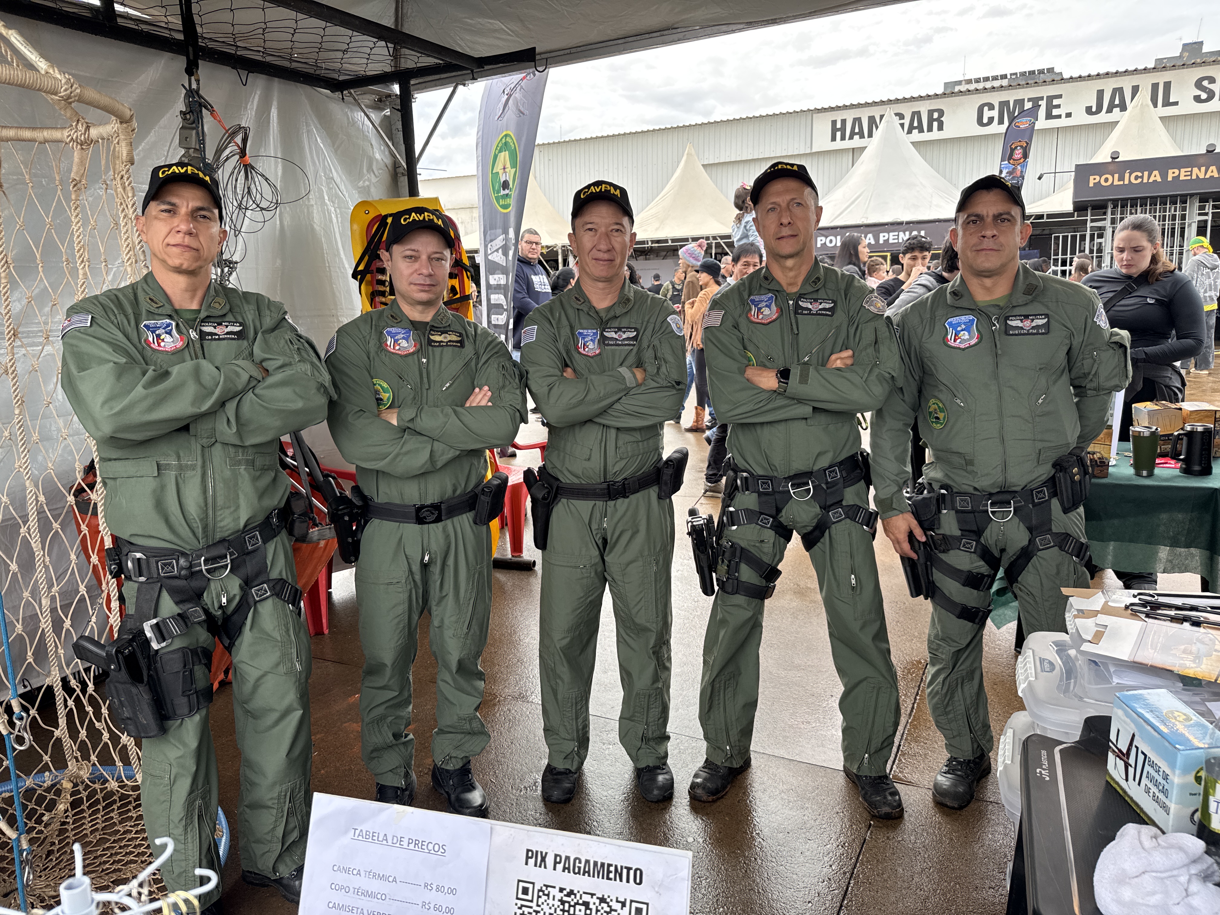 Policiamento aéreo reforça segurança e aproximação com o público no Arraiá Aéreo 2026